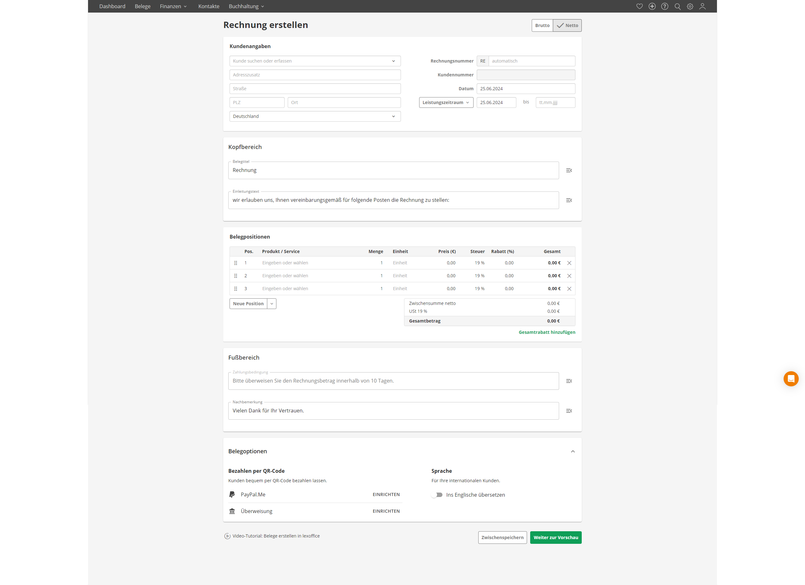 Lexware Office 6 Monate Gratis
