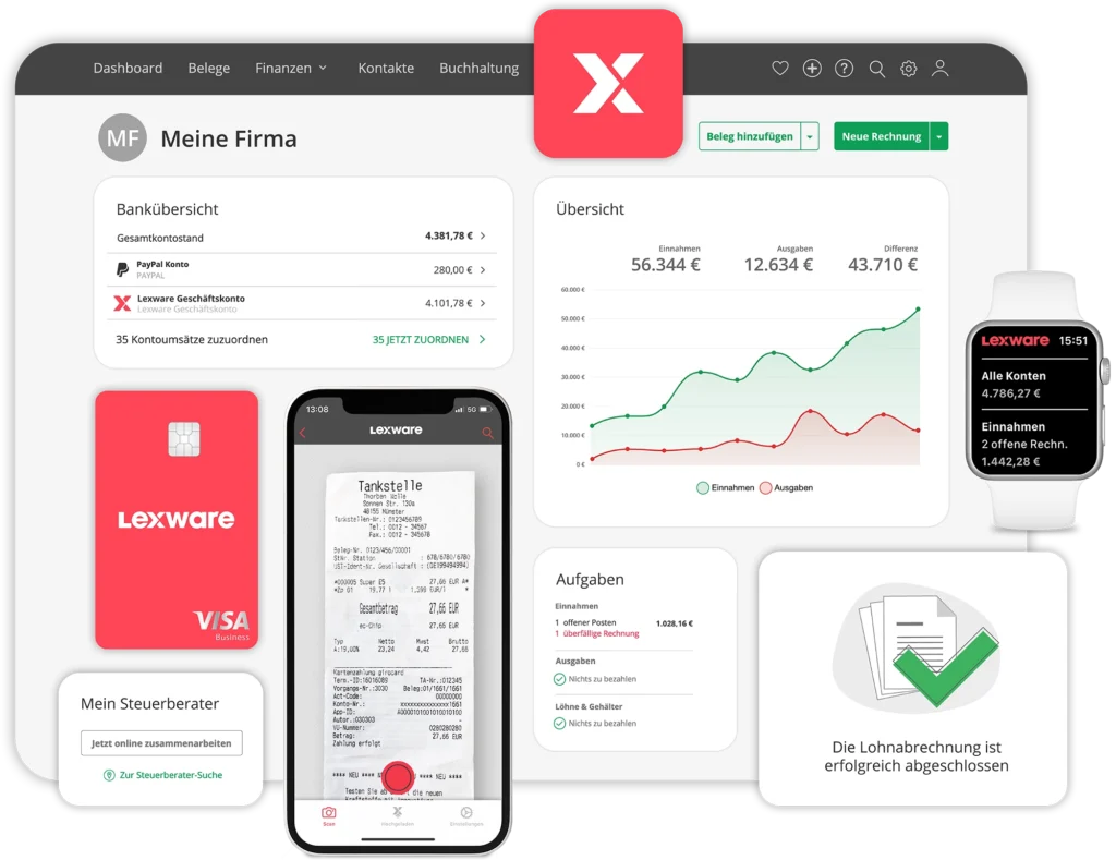 Lexware Office Im berblick 6 Monate Gratis Nutzung